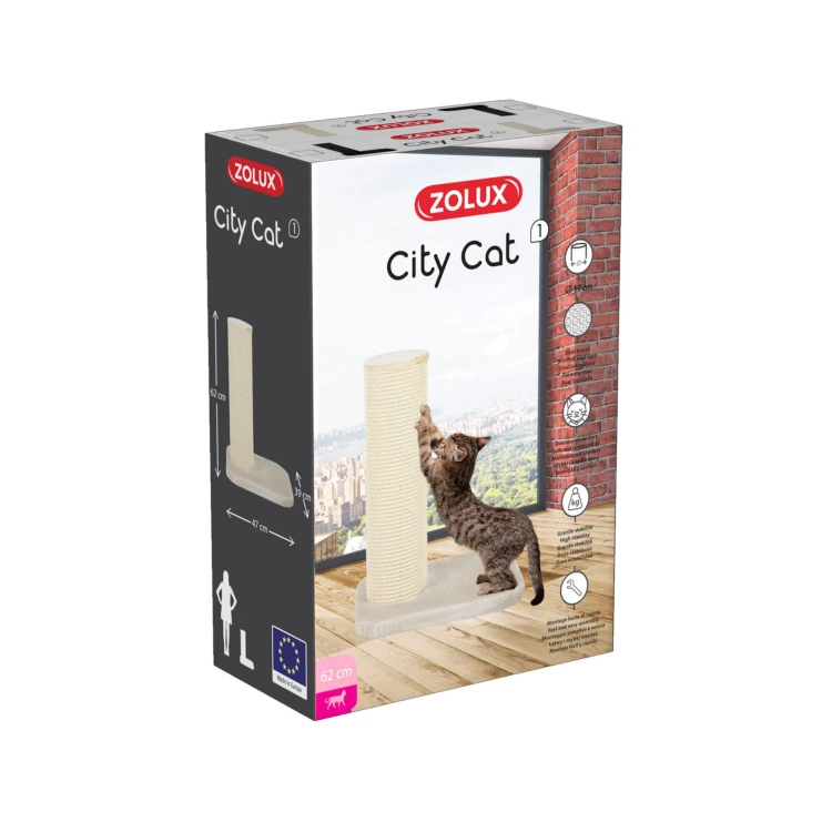 ZOLUX Drapak CITY CAT 1 - beżowy - opakowanie.jpg