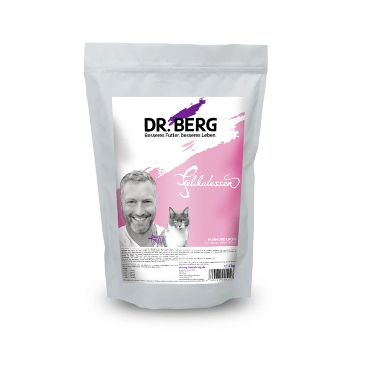 DR. BERG FELIKATESSEN Karma sucha z kurczakiem i łososiem dla kotów (1).jpg