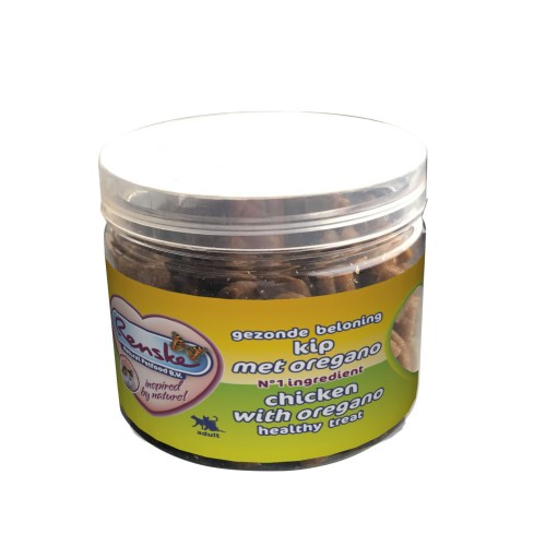 RENSKE CAT HEALTHY MINI TREAT CHICKEN WITH OREGANO Miniprzysmak z mięsem z kurczaka i oregano dla kotów.jpg