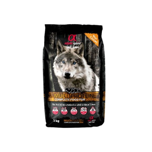 ALPHA SPIRIT MULTIPROTEIN Karma sucha miękka ze świeżym mięsem i rybami dla szczeniąt i dorosłych psów - 3 kg.jpg