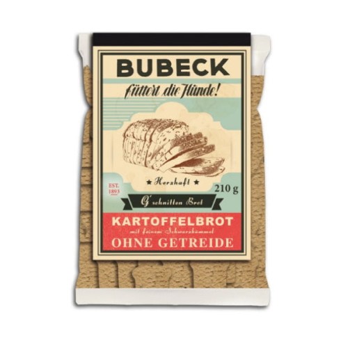 BUBECK Ciasteczka bezglutenowe G'schnitten Brot KROMKA CHLEBA z indykiem i czarnuszką
