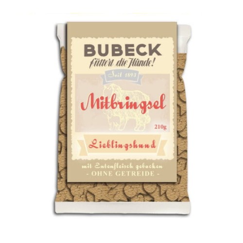 BUBECK Ciasteczka Mitbringsel bezglutenowe z kaczką i amarantusem dla psów - 1.jpg