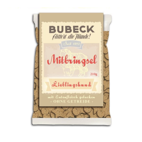 BUBECK Ciasteczka Mitbringsel bezglutenowe z kaczką i amarantusem dla psów - 1.jpg