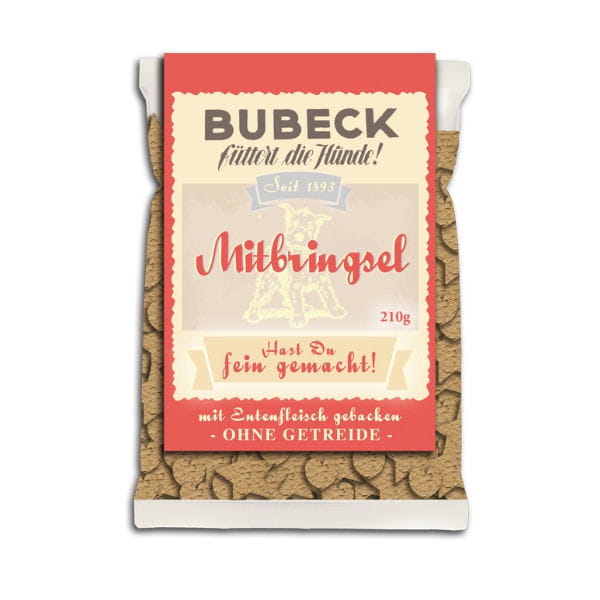 BUBECK Ciasteczka Mitbringsel bezglutenowe z kaczką i amarantusem dla psów - 2.jpg