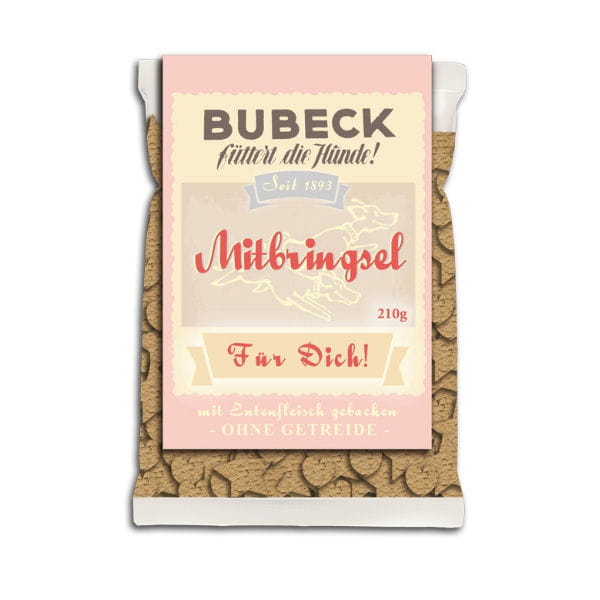 BUBECK Ciasteczka Mitbringsel bezglutenowe z kaczką i amarantusem dla psów - 4.jpg