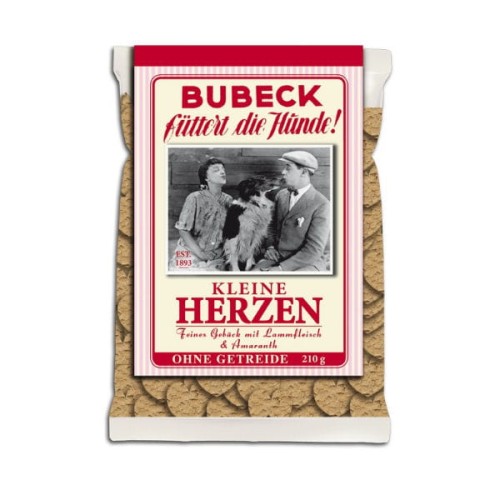 BUBECK Ciasteczka bezglutenowe Kleine Herzen z jagnięciną i amarantusem dla psów.jpg
