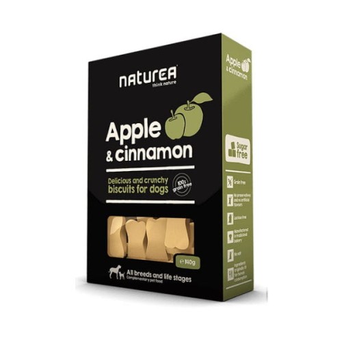 NATUREA APPLE Biszkopty bezzbożowe z jabłkiem i cynamonem dla kotów i psów.jpg