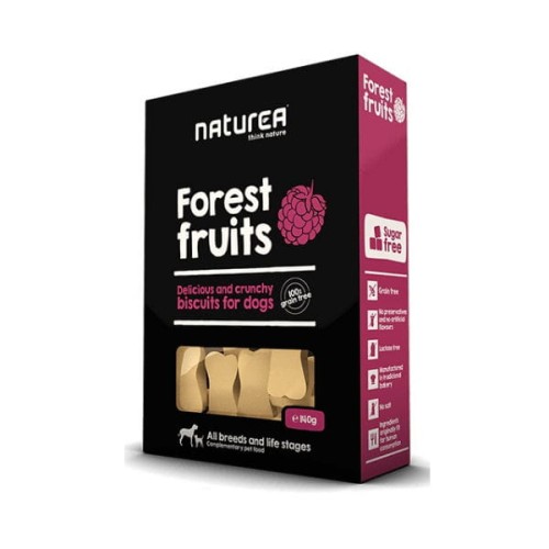 NATUREA FORREST FRUITS Biszkopty bezzbożowe z owocami leśnymi dla kotów i psów.jpg