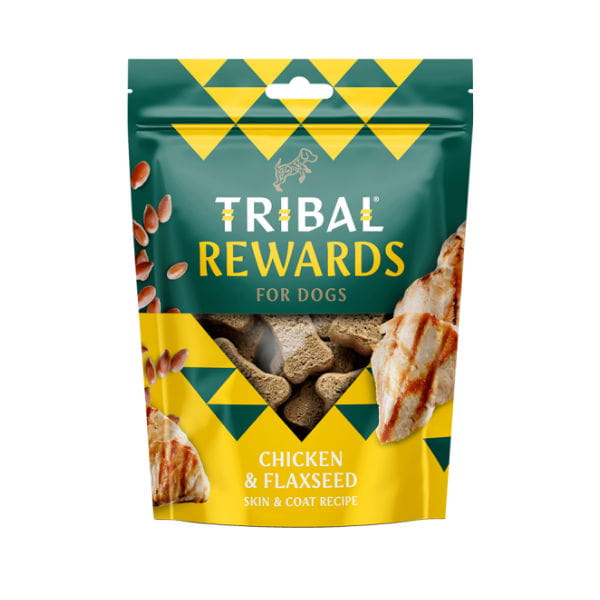 TRIBAL Ciastka z kurczakiem i siemieniem lnianym dla psów  .jpg