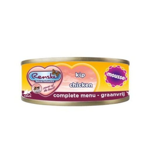RENSKE CAT FRESH MEAT CHICKEN Karma mokra pełnoporcjowa z kurczakiem dla kotów.jpg