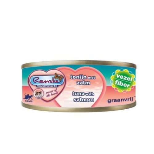 RENSKE CAT FRESH MEAT TUNA WITH SALMON  Karma mokra uzupełniająca z tuńczykiem i  łososiem dla kotów.jpg