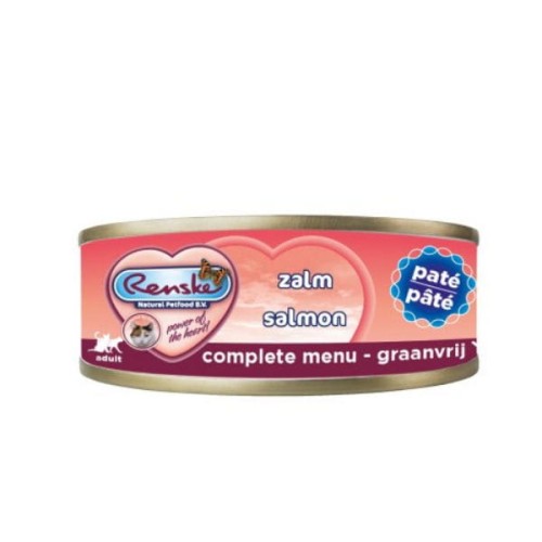 RENSKE CAT FRESH MEAT SALMON Karma mokra pełnoporcjowa z łososiem dla kotów.jpg