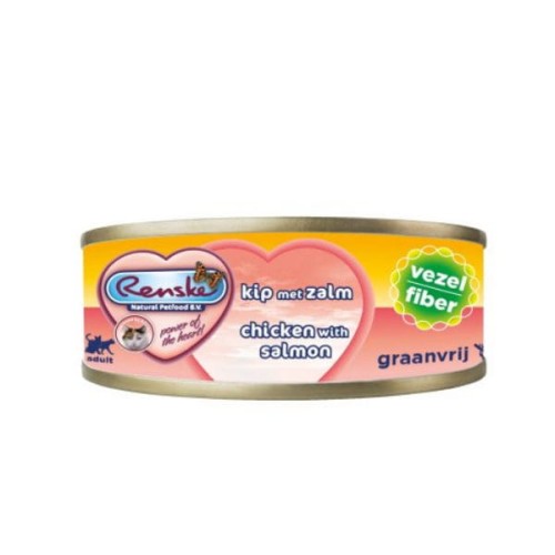 RENSKE CAT FRESH MEAT CHICKEN WITH SALMON Karma mokra uzupełniająca z kurczakiem i łososiem dla kotów.jpg