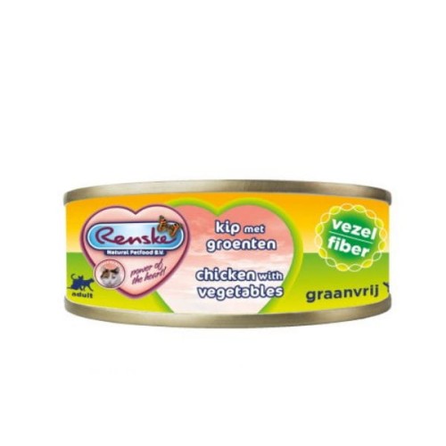RENSKE CAT FRESH MEAT CHICKEN WITH VEGETABLES Karma mokra uzupełniająca z kurczakiem i warzywami dla kotów.jpg