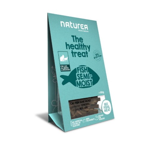 NATUREA FISH Przysmaki bezzbożowe z rybą dla kotów  - 100 g.jpg