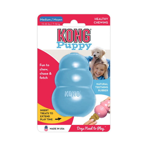 KONG PUPPY - zabawka dla szczeniąt - niebieska.jpg