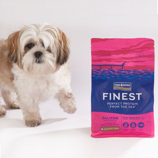 Fish4Dogs FINEST SALMON TOY BREED Karma sucha z łososiem dla psów ras miniaturowych 1.jpg