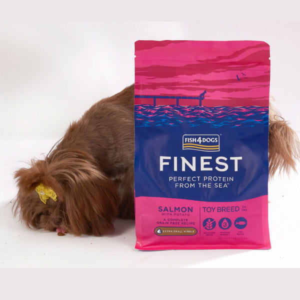 Fish4Dogs FINEST SALMON TOY BREED Karma sucha z łososiem dla psów ras miniaturowych - 2.jpg