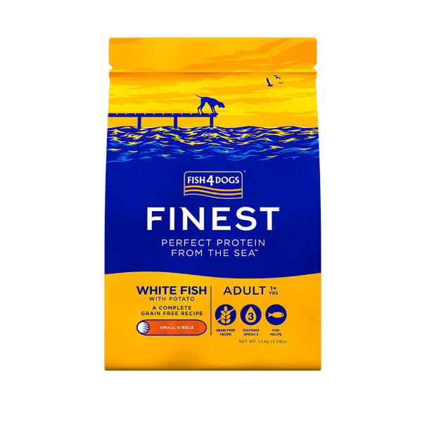 Fish4Dogs FINEST WHITE FISH Karma sucha z białą rybą dla psów dorosłych i seniorów dużych ras.jpg