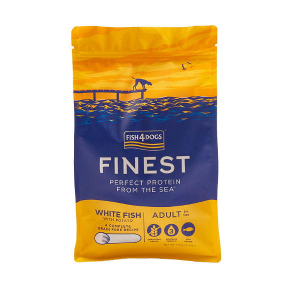 Fish4Dogs FINEST WHITE FISH Karma sucha z białą rybą dla psów dorosłych i seniorów dużych ras (1).jpg