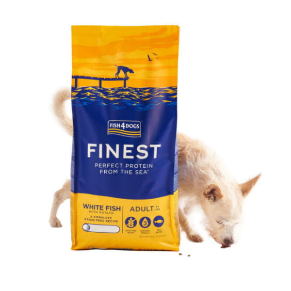 Fish4Dogs FINEST WHITE FISH Karma sucha z białą rybą dla psów dorosłych i seniorów  małych ras.jpg