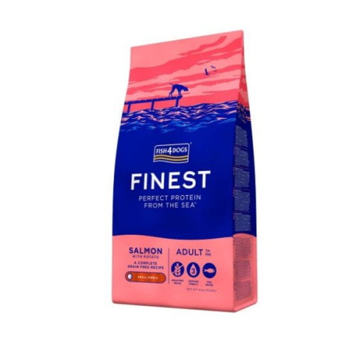 Fish4Dogs FINEST SALMON ADULT Karma sucha z łososiem dla psów dorosłych małych ras - 2.jpg
