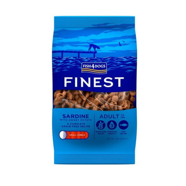 Fish4Dogs FINEST CORNISH SARDINE ADULT Karma sucha z sardynkami kornwalijskimi dla psów dorosłych małych ras - różna waga.jpg