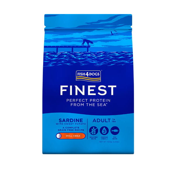 Fish4Dogs FINEST CORNISH SARDINE ADULT Karma sucha z sardynkami kornwalijskimi dla psów dorosłych małych ras -1-.jpg