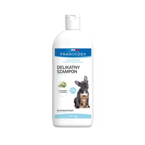 FRANCODEX Szampon łagodny dla kociąt i szczeniaków - 200 ml.jpg