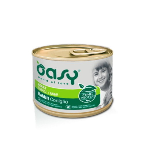 OASY ONE PROTEIN SMALL RABBIT Karma pełnoporcjowa z królika dla psów małych ras - 200 g.jpg