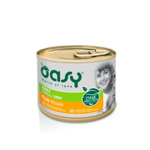 OASY ONE PROTEIN SMALL PORK Karma pełnoporcjowa z wieprzowiną dla psów małych ras - 200 g.jpg