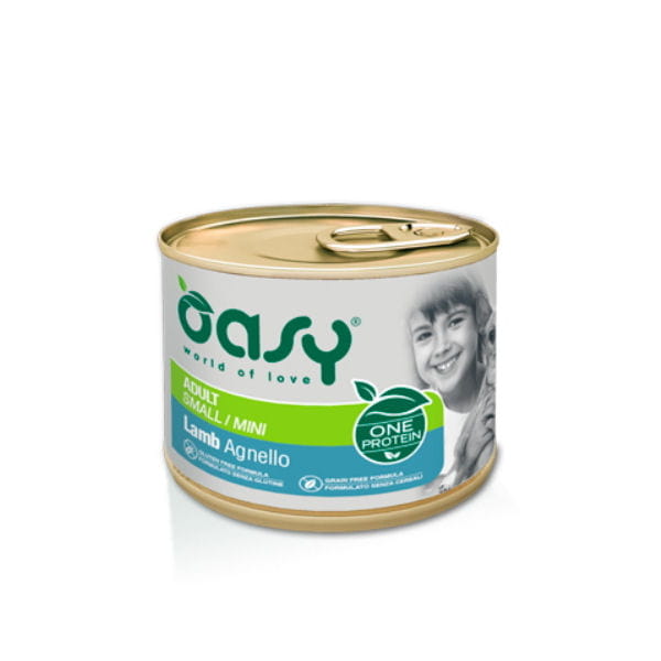 OASY ONE PROTEIN SMALL LAMB Karma pełnoporcjowa z jagnięciną dla psów małych ras - 200 g.jpg