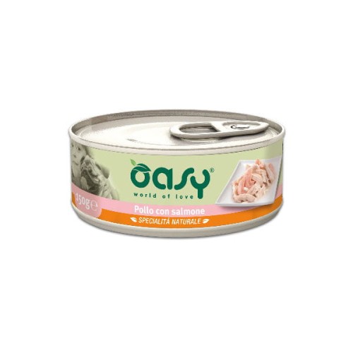 OASY NATURAL Kurczak z łososiem - karma uzupełniająca dla dorosłych psów - 150 g.jpg