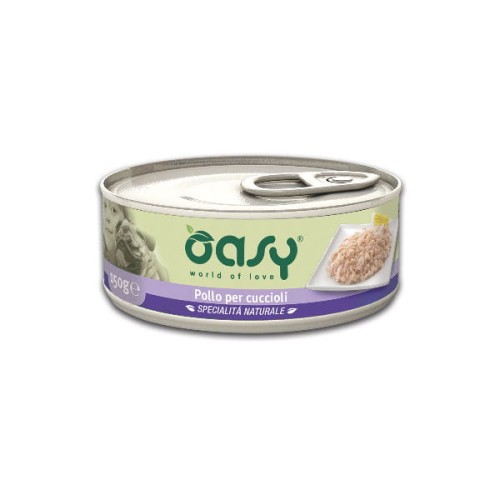 OASY NATURAL PUPPY Kurczak - karma uzupełniająca dla szczeniąt - 150 g.jpg