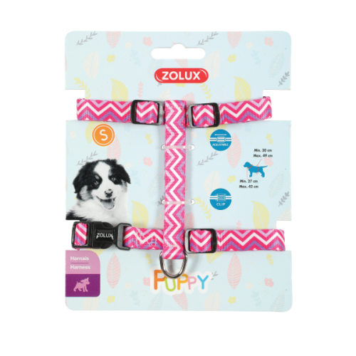 ZOLUX Szelki Puppy PIXIE 13 mm kol. różowy.png