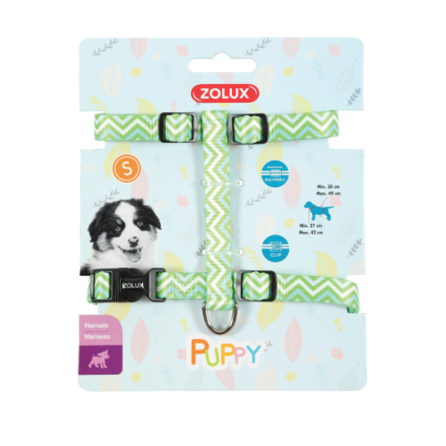 ZOLUX Szelki Puppy PIXIE 13 mm kol. zielony.png