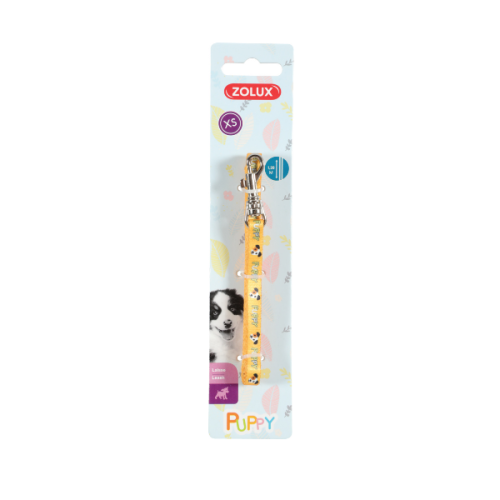 ZOLUX Smycz Puppy MASCOTTE 8 mm 1,20 m kol. żółty.png