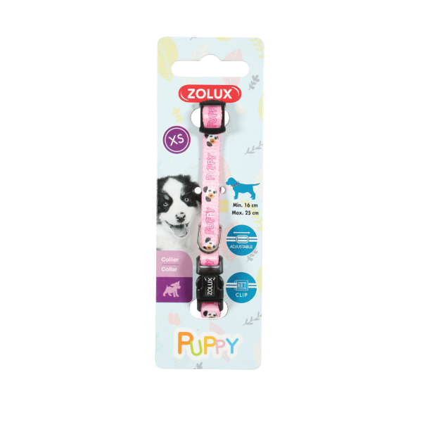 ZOLUX Obroża Puppy MASCOTTE 8 mm kol. różowy.png