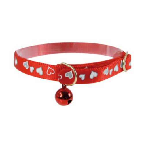 ZOLUX Obroża odblaskowa Serce 30 cm – kol. czerwony.png