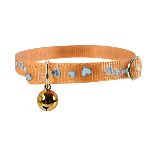 ZOLUX Obroża odblaskowa Serce 30 cm – kol. pomarańczowy.png