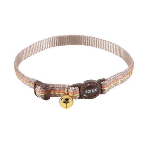 ZOLUX Obroża nylon regulowana TEMPO  kol. brązowy.png