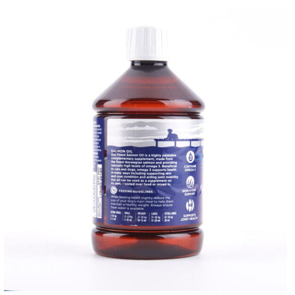 Fish4Dogs SALMON OIL Olej z łososia dla psów - 500 ml.jpg