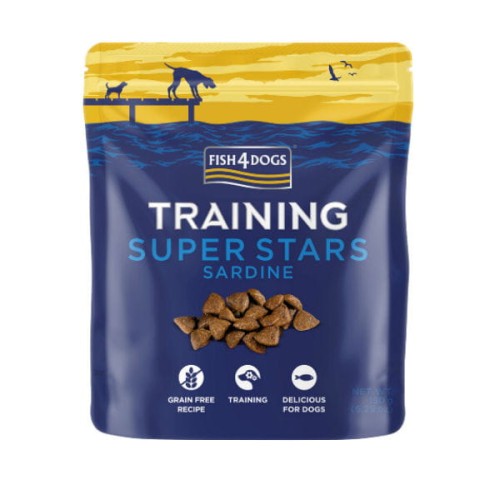 FISH4DOGS TRAINING SUPER STAR SARDINE Przysmaki treningowe z sardynką dla psów.jpg