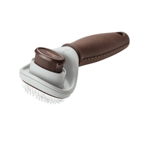 HUNTER Szczotka samoczyszcząca ze stalowym włosiem dla psa - 1.jpg