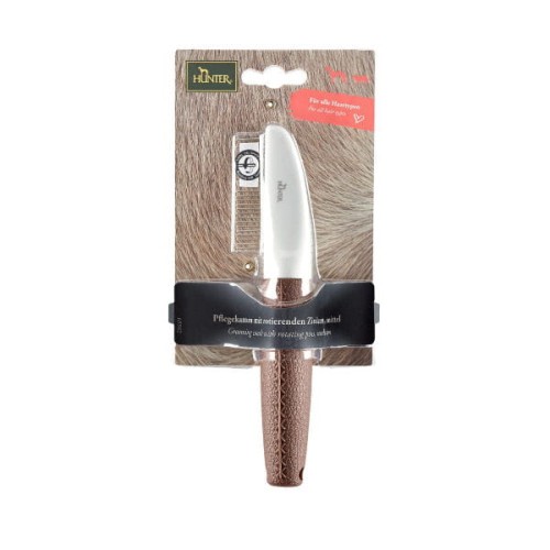 HUNTER GRZEBIEŃ DO PIELĘGNACJI DLA PSA I KOTA GROOMING Z OBROTOWYMI ZĄBKAMI - M - 1.jpg