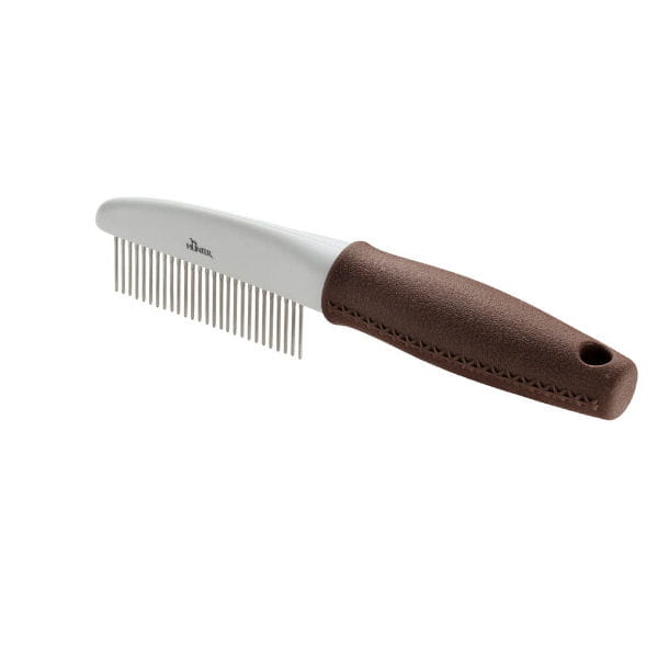 HUNTER GRZEBIEŃ DO PIELĘGNACJI DLA PSA I KOTA GROOMING Z OBROTOWYMI ZĄBKAMI -  L.jpg