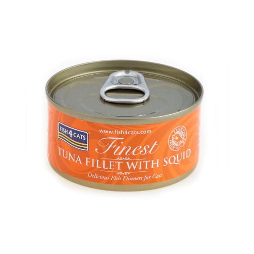 FISH4CATS FINEST Tuńczyk z kałamarnicą - karma mokra dla kotów - 70 g.jpg