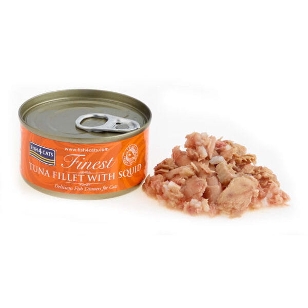 FISH4CATS FINEST Tuńczyk z kałamarnicą - karma mokra dla kotów - 70 g - 1.jpg