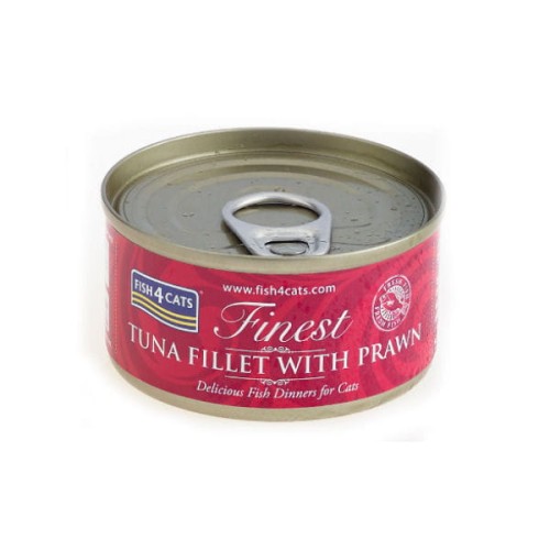 FISH4CATS FINEST Tuńczyk z krewetkami - karma mokra dla kotów - 70 g.jpg