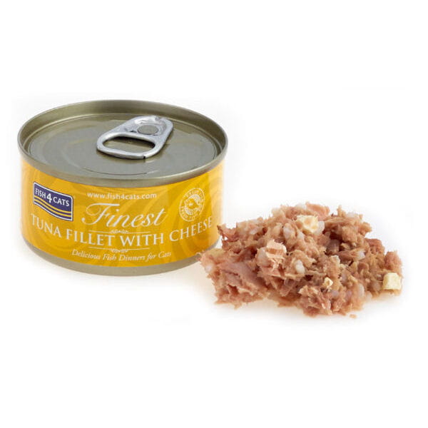 FISH4CATS FINEST Tuńczyk z serem - karma mokra dla kotów - 70 g - 1.jpg